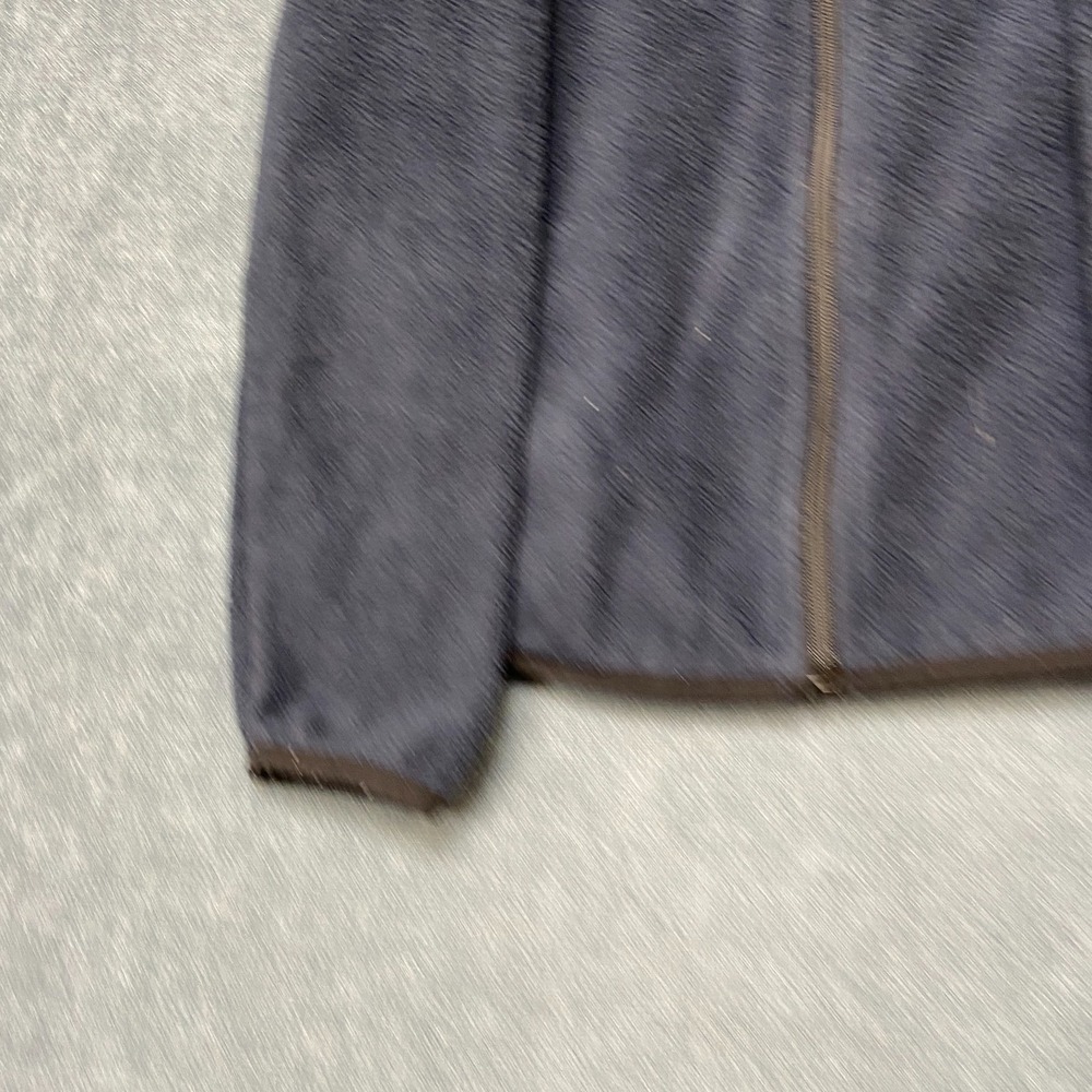 Nike Sportswear Fleece Jacket Boy 7L Navy Embroidered Swoosh Logo Classic Zip Up - Picture 2 of 13